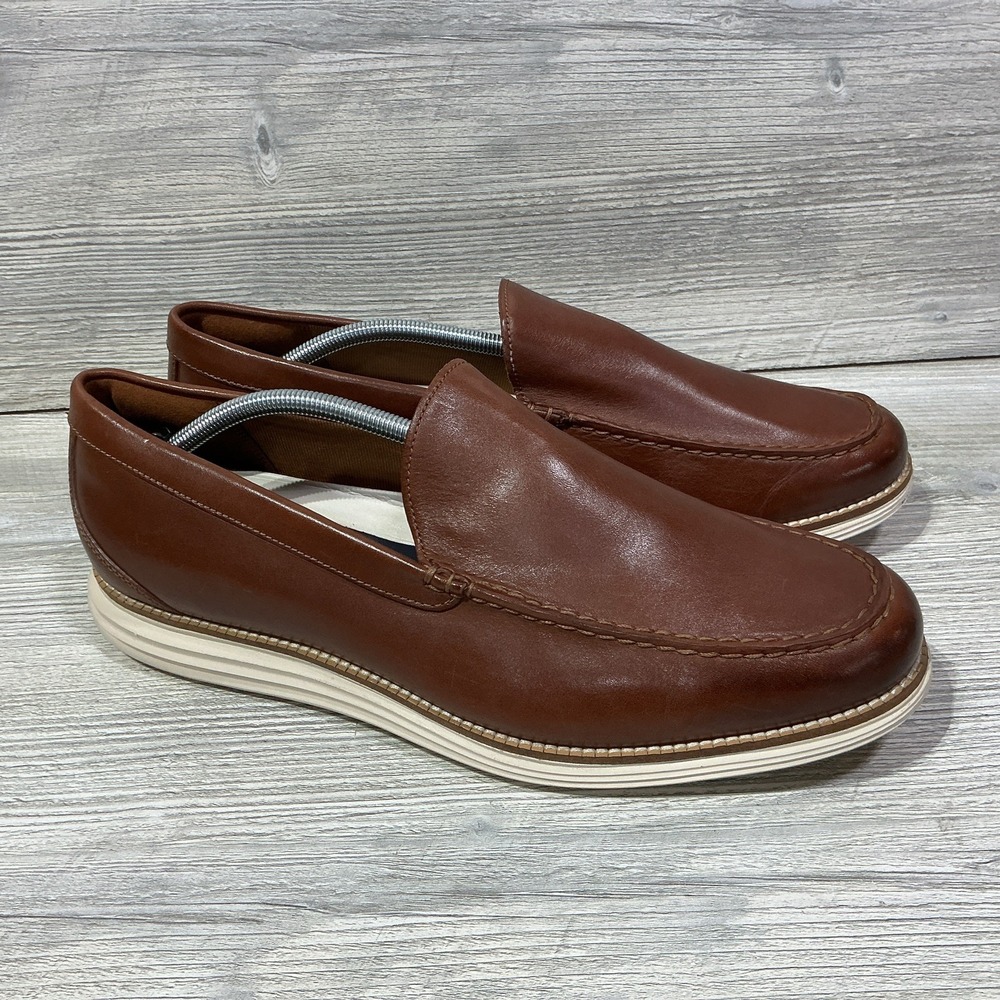 Cole Haan OriginalGrand Venetian Loafers Mens 13W British Tan Leather C29697